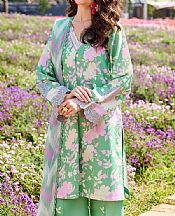 Farasha Green Lawn Suit- Pakistani Lawn Dress