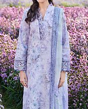 Farasha Lavender Lawn Suit- Pakistani Lawn Dress