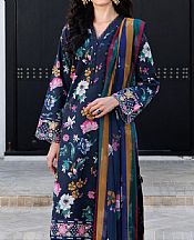 Farasha Blue Lawn Suit- Pakistani Lawn Dress