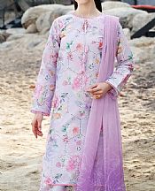 Farasha Lilac Lawn Suit- Pakistani Designer Lawn Suits