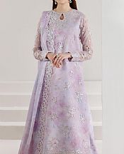 Farasha Lilac Chiffon Suit- Pakistani Chiffon Dress
