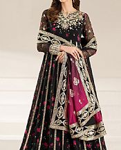 Farasha Black Chiffon Suit- Pakistani Designer Chiffon Suit