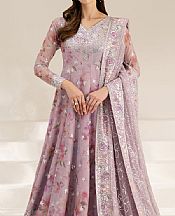 Farasha Lavender Chiffon Suit- Pakistani Chiffon Dress
