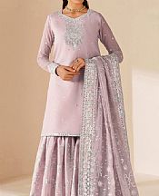Farasha Pale Pink Chiffon Suit- Pakistani Designer Chiffon Suit