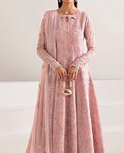 Farasha Pink Chiffon Suit- Pakistani Designer Chiffon Suit