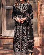 Farasha Black Lawn Suit- Pakistani Designer Lawn Suits