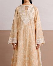 Peach Lawn Suit