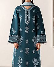Farasha Teal Lawn Suit- Pakistani Lawn Dress