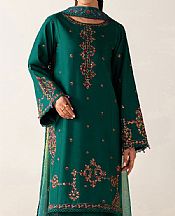 Farasha Green Lawn Suit- Pakistani Designer Lawn Suits