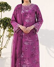 Farasha Dark Raspberry Lawn Suit- Pakistani Lawn Dress
