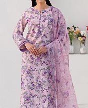 Farasha Cavern Pink/Purple Lawn Suit- Pakistani Designer Lawn Suits