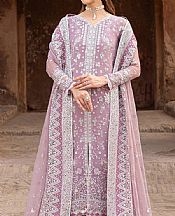 Farasha Mauve Chiffon Suit- Pakistani Designer Chiffon Suit