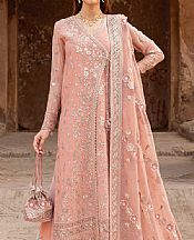 Farasha Peach Chiffon Suit- Pakistani Chiffon Dress