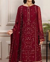 Maroon Chiffon Suit- Pakistani Chiffon Dress