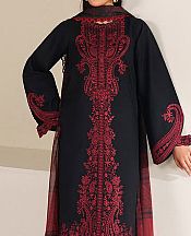 Farasha Black Lawn Suit- Pakistani Lawn Dress