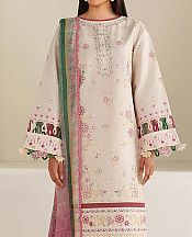 Farasha Ivory Lawn Suit- Pakistani Lawn Dress