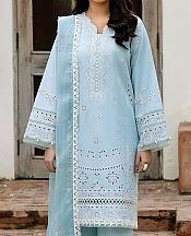 Farasha Baby Blue Lawn Suit- Pakistani Designer Lawn Suits