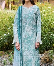 Farasha Light Sea Green/Grey Lawn Suit- Pakistani Lawn Dress
