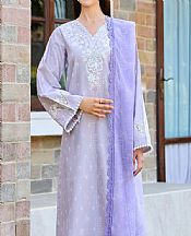 Farasha Lavender Lawn Suit- Pakistani Designer Lawn Suits