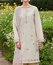 Farasha Beige Lawn Suit- Pakistani Lawn Dress