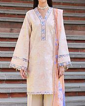 Farasha Ivory Lawn Suit- Pakistani Lawn Dress