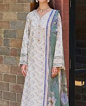 Farasha Off White Lawn Suit- Pakistani Lawn Dress