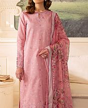 Farasha Tea Pink Lawn Suit- Pakistani Designer Lawn Suits