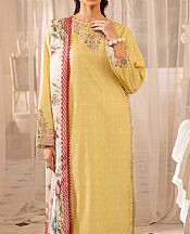 Farasha Yellow Lawn Suit- Pakistani Lawn Dress