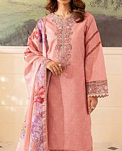 Farasha Tea Pink Lawn Suit- Pakistani Designer Lawn Suits