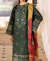 Farasha Green Lawn Suit- Pakistani Designer Lawn Suits