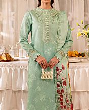 Farasha Mist Green Lawn Suit- Pakistani Lawn Dress