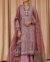 Mauve Net Suit- Pakistani Designer Chiffon Suit