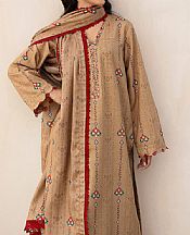 Farasha Tan Khaddar Suit- Pakistani Winter Dress