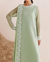 Farasha Light Green Chiffon Suit- Pakistani Chiffon Dress