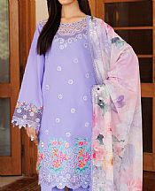Farasha Pastel Purple Lawn Suit- Pakistani Lawn Dress