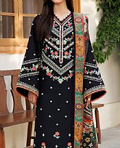 Farasha Black Lawn Suit- Pakistani Designer Lawn Suits