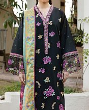 Farasha Black Lawn Suit- Pakistani Designer Lawn Suits