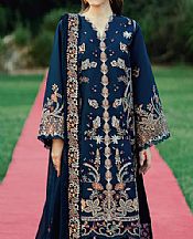 Florent Navy Blue Lawn Suit- Pakistani Lawn Dress