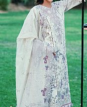 Florent Off-white Lawn Suit- Pakistani Designer Lawn Suits