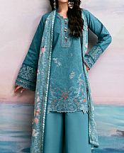 Florent Teal Lawn Suit- Pakistani Lawn Dress
