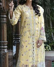 Florent Pastel Yellow Lawn Suit- Pakistani Designer Lawn Suits