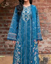 Florent Blue Lawn Suit- Pakistani Lawn Dress