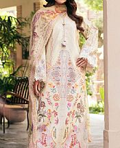 Florent Off White/Lilac Lawn Suit- Pakistani Designer Lawn Suits