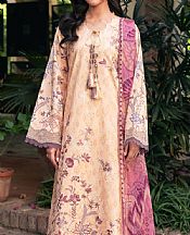 Florent Peach Lawn Suit- Pakistani Lawn Dress