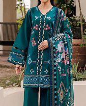 Florent Teal Lawn Suit- Pakistani Lawn Dress