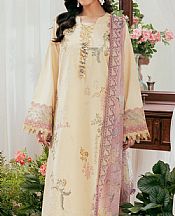 Florent Cream Lawn Suit- Pakistani Lawn Dress