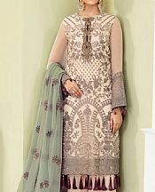 Flossie Ivory Chiffon Suit- Pakistani Designer Chiffon Suit