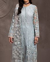 Flossie Grey Chateau Net Suit- Pakistani Chiffon Dress