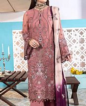 Rose Pink Chiffon Suit- Pakistani Designer Chiffon Suit