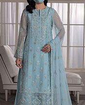 Flossie Sky Blue Chiffon Suit- Pakistani Chiffon Dress